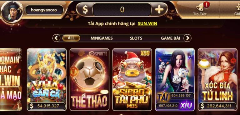 Cac Tinh Nang Khi Dang Nhap Sunwin
