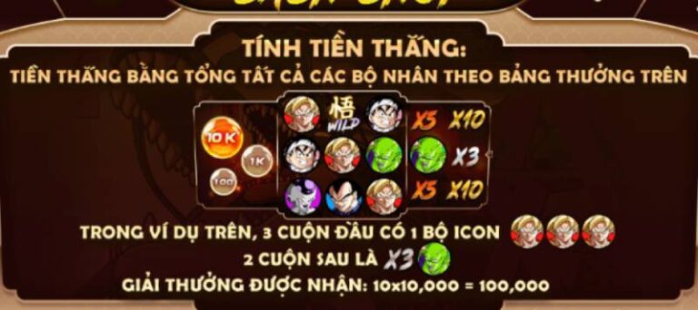 Dragon Ball Sunwin – Trải Nghiệm Slot Game Đầy Kịch Tính 4 tinh tien thang dragon ball