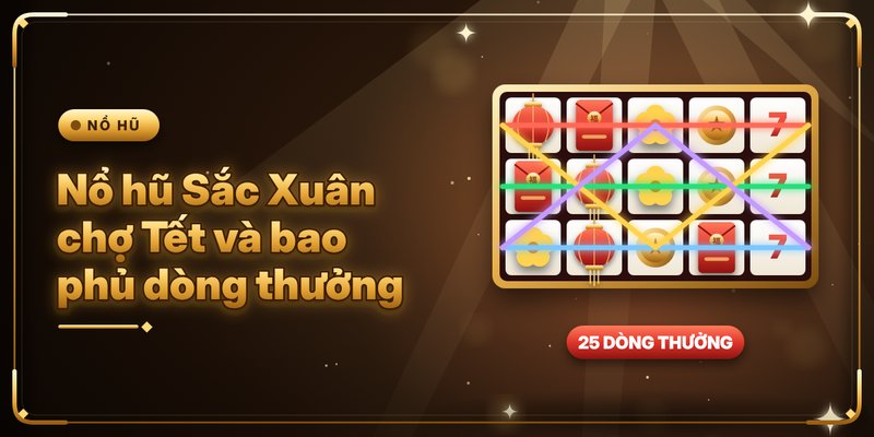 Nổ Hũ Sắc Xuân Chợ Tết - Không Gian Lễ Hội Rộn Ràng 4 Nổ hũ Sắc Xuân chợ Tết và bao phủ dòng thưởng