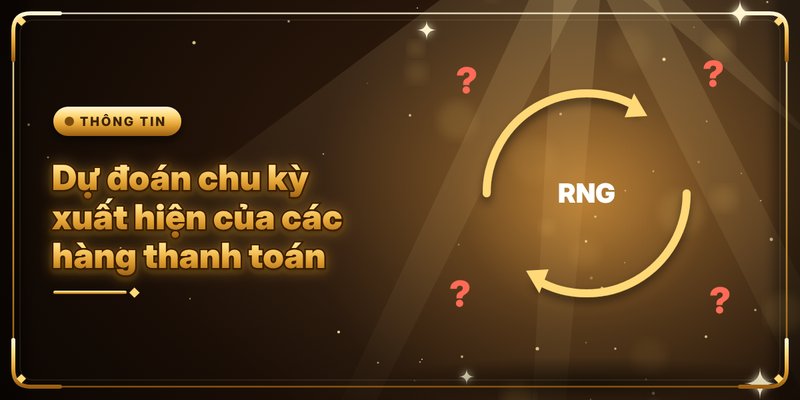Dự đoán chu kỳ xuất hiện của các hàng thanh toán